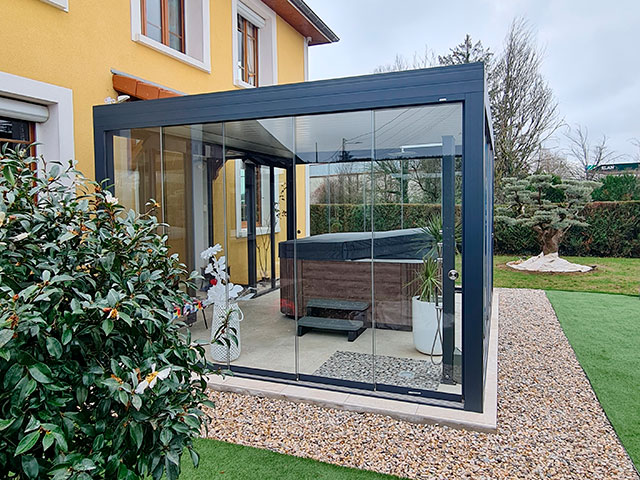 Pergola à lames orientables à Cestas
