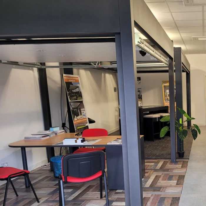 showroom véranda aluminium à La Teste-de-Buch sur le Bassin d’Arcachon